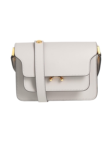 MARNI Across-body bag Light grey Calfskin