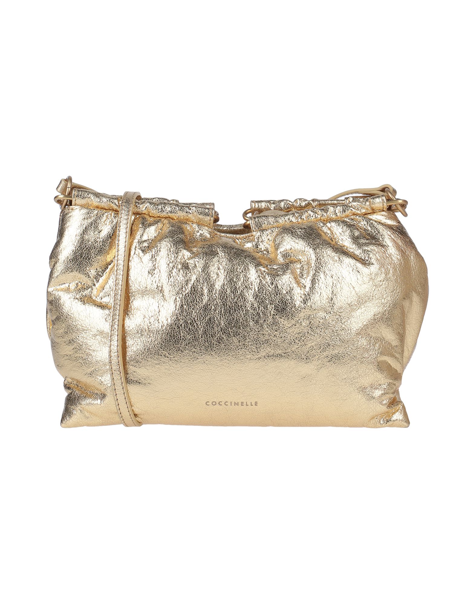 coccinelle gold bag