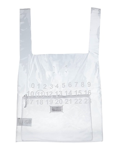 MAISON MARGIELA Handbag Transparent 100% PVC - Polyvinyl chloride