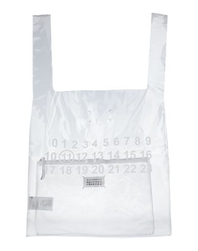 MAISON MARGIELA MAISON MARGIELA WOMAN HANDBAG TRANSPARENT SIZE - PVC - POLYVINYL CHLORIDE,45508689RG 1