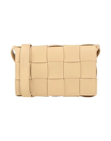 BOTTEGA VENETA Across-body bag Beige Leather
