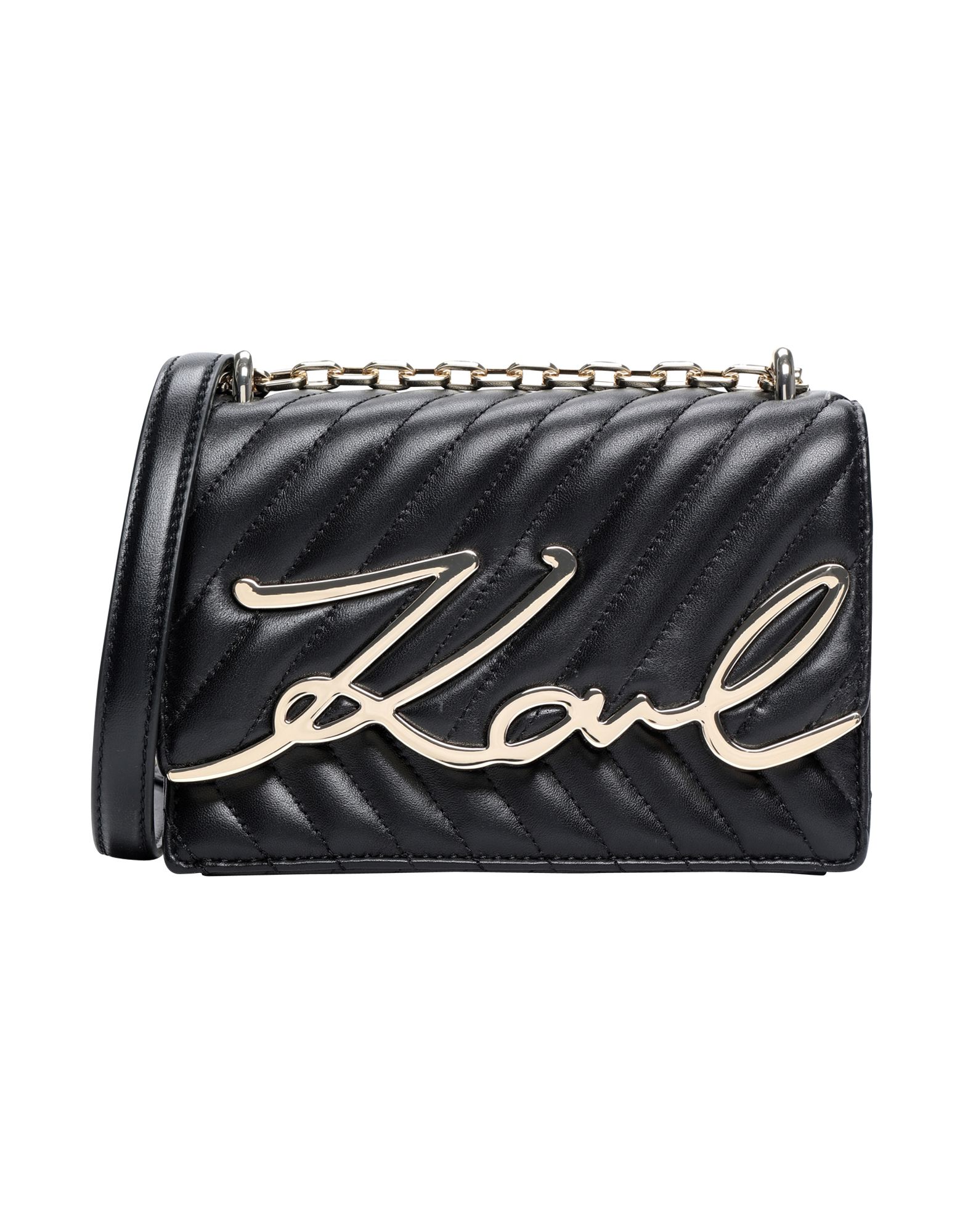 karl lagerfeld k signature shoulder bag