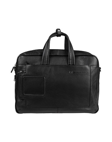 PIQUADRO Handbag Black Soft Leather