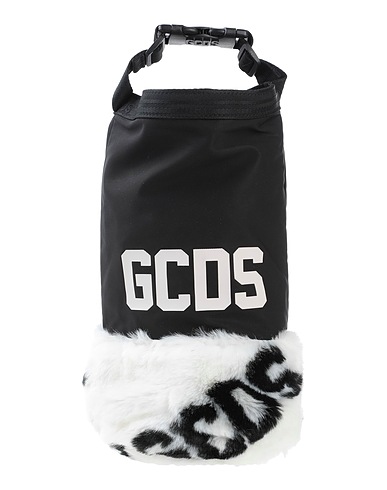 GCDS Handbag Black 70% Polyester, 30% Modacrylic