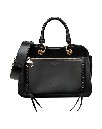 SEE BY CHLOÉ Handtasche TILDA SBC
 Schwarz 100% Rindsleder