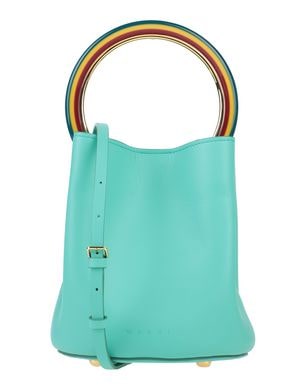 MARNI ハンドバッグ グリーン レディース