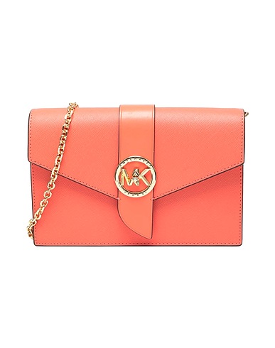 MICHAEL MICHAEL KORS Borsa a tracolla MD WALLET ON CHAIN CROSSBODY
 Salmone 100% Pelle di bovino