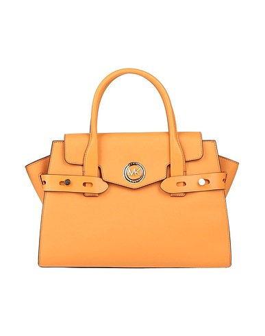 MICHAEL MICHAEL KORS Borsa a mano LG FLAP SATCHEL
 Giallo ocra Pelle