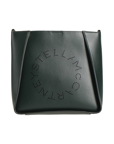 STELLA McCARTNEY Across-body bag VERDE SCURO Textile fibres