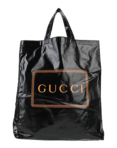 GUCCI Handtasche Schwarz Gewebefasern