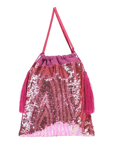 THE ATTICO Handbag Mauve 100% Viscose, Polyester, PVC - Polyvinyl chloride