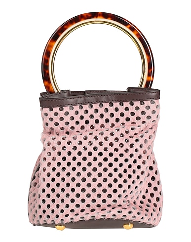 MARNI Handbag Pink Cow leather