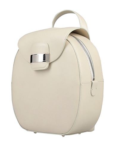 SERGIO ROSSI Rucksacks Beige Soft Leather