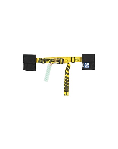 OFF-WHITE™ Belt Bags Yellow 40% Elastane, 32% Polyester, 28% Polyamide