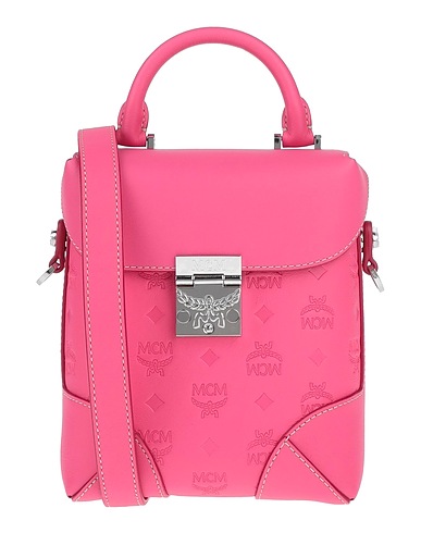 MCM Handbag Pink Soft Leather