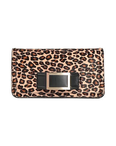ROGER VIVIER Handbag Sand Calfskin