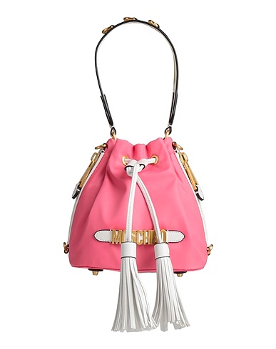 MOSCHINO Handbag Salmon pink Textile fibres