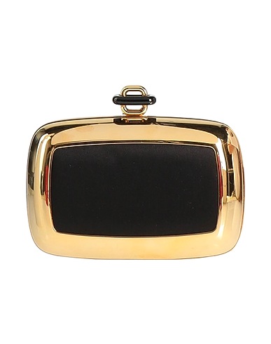 ROGER VIVIER Borsa a mano Nero Metallo, Fibre tessili