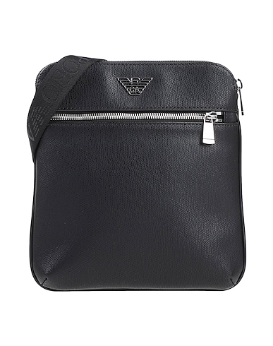 EMPORIO ARMANI Cross-body bags Black 100% Polyester, Polyurethane