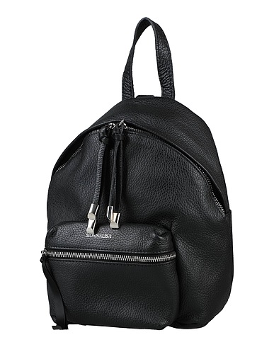 MONNALISA Rucksack & Gürteltasche Schwarz Kalbsleder