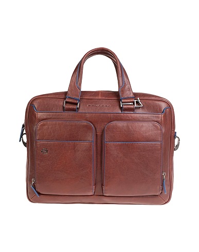 PIQUADRO 비즈니스백 초콜릿 브라운 가죽