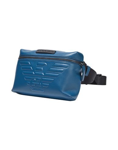 blue armani pouch