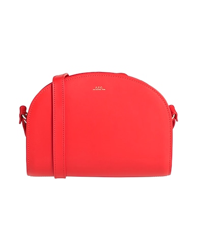 A.P.C. Umhängetasche Tomatenrot 100% Kalbsleder