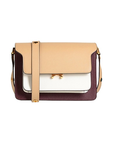 MARNI Cross-body bags CAMMELLO Cow leather, Brass