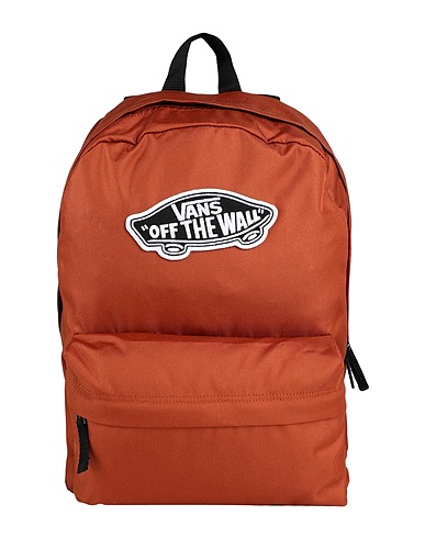 VANS バックパック WM REALM BACKPACK
 赤茶色 ポリエステル 100%