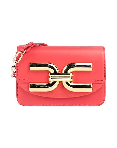 ELISABETTA FRANCHI Across-body bag Coral Other Fibres