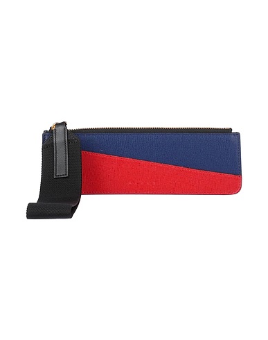 MARNI Handtasche Nachtblau 93% Rindsleder, 3% Polyamid, 2% Messing, 2% Polyester