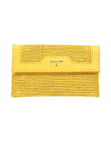 PATRIZIA PEPE Handtasche Ringelblume Stroh, Leder