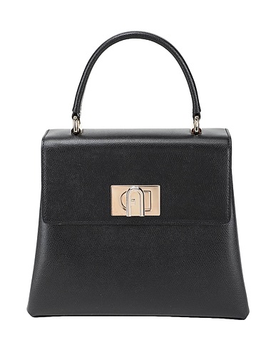 FURLA Handbag FURLA 1927 S TOP HANDLE
 Black 100% Soft Leather