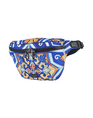 DOLCE&GABBANA Belt Bags Bright blue 68% Polyamide, 20% Calfskin, 12% Nylon