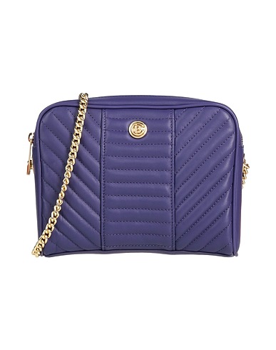 BALDININI Across-body bag Purple 80% Calfskin, 20% PVC - Polyvinyl chloride