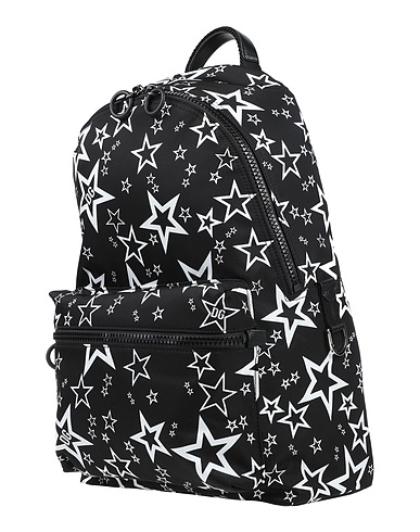 DOLCE&GABBANA Rucksäcke Schwarz 68% Polyamid, 20% Kalbsleder, 12% Nylon