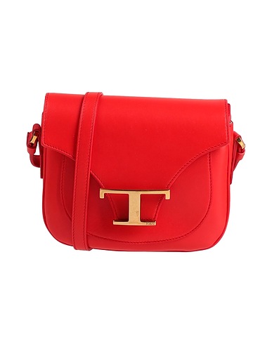 TOD'S クロスボディバッグ レッド 革