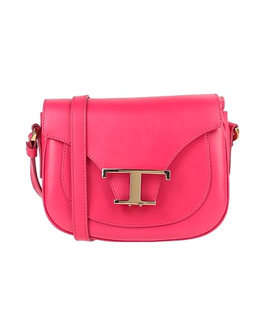TOD'S Cross-body bags Fuchsia Soft Leather