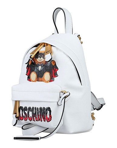MOSCHINO Rucksacks COUTURE White Textile fibres
