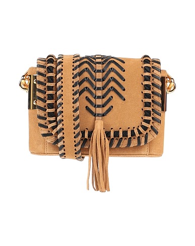 ALBERTA FERRETTI Cross-body bags Sand Leather
