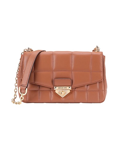 MICHAEL MICHAEL KORS Across-body bag LG CHAIN SHLDR
 Brown 100% Lambskin