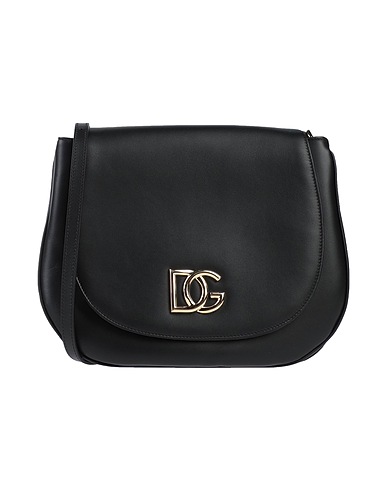 DOLCE&GABBANA Cross-body bags Black Soft Leather