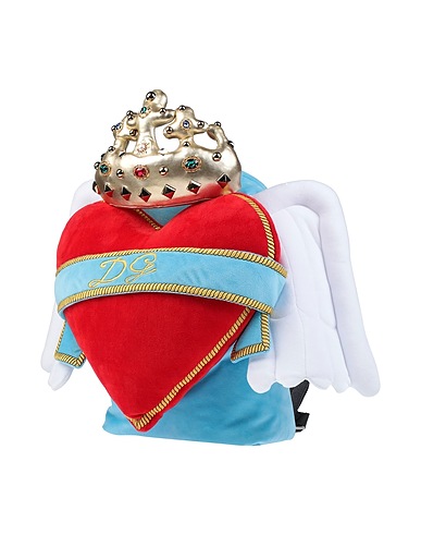 DOLCE&GABBANA バックパック＆ヒップバッグ スカイブルー ポリエステル 47% / 合成繊維 16% / ナイロン 15% / ナイロン 12% / 牛革（カーフ） 10%