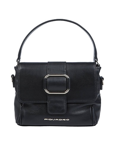PIQUADRO Borsa a mano Nero Pelle di bovino, EVA (Etilene - Vinil - Acetato), Nylon, Poliestere, Metallo