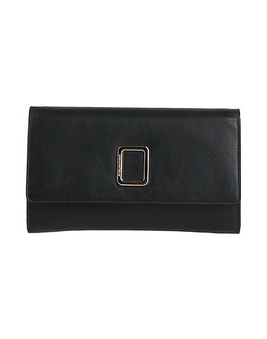 PIQUADRO Bolso de mano Negro 100% Piel de bovino, Metal, Poliuretano