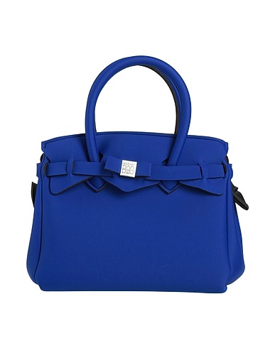 SAVE MY BAG 핸드백 블루 50% PEEK(폴리에테르 - 에테르 - 케톤), 40% 폴리아미드, 10% 엘라스테인