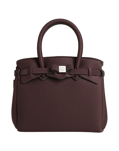 SAVE MY BAG Handbag Chocolate brown 50% PEEK (Polyether - Ether - Ketone), 40% Polyamide, 10% Elastane