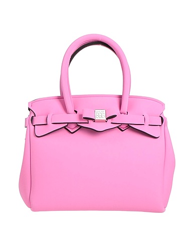 SAVE MY BAG Bolso de mano Rosa 50% PEEK (Poliéter - Éter - Cetona), 40% Poliamida, 10% Elastán