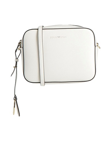 EMPORIO ARMANI Across-body bag White 100% Polyurethane, Polyester