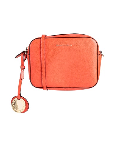 EMPORIO ARMANI Cross-body bags Orange 100% Polyurethane, Polyester